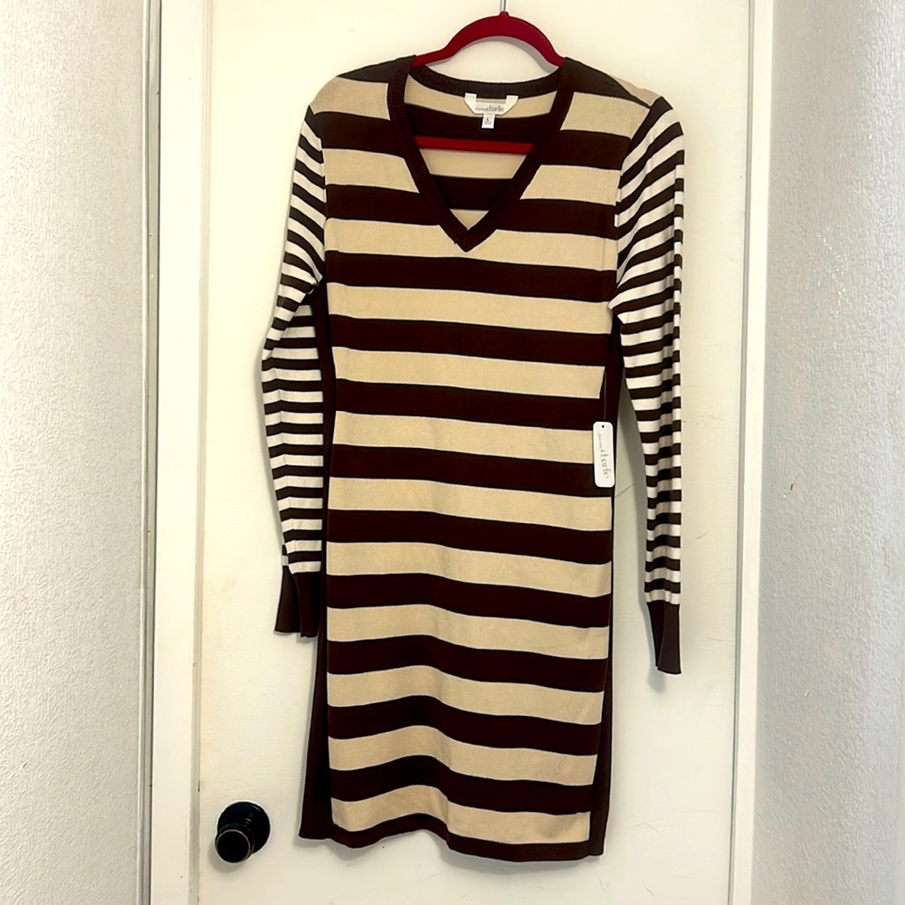 Dress Brown/Tan sweater dress